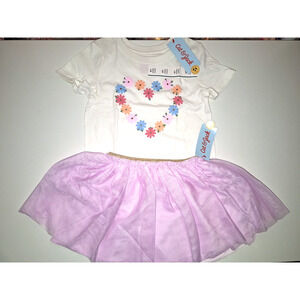 Girls size 4T Shirt and Skirt Set